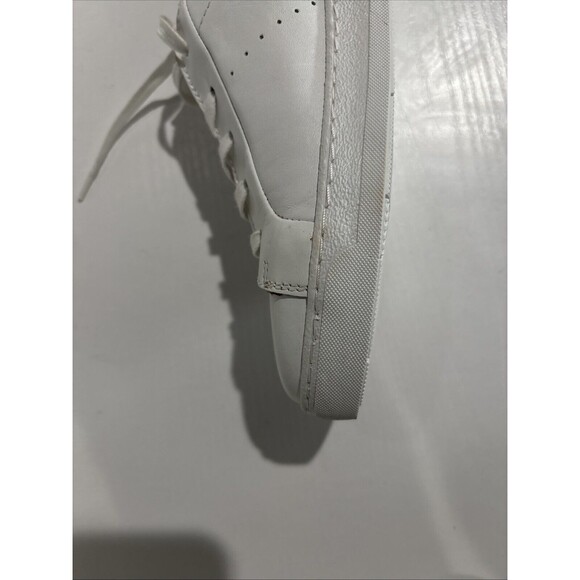 Bruno Magli Mens Lace Up Round Toe Low Top Sneakers White Leather Size 7 - Picture 10 of 11